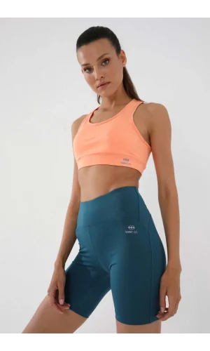 TOMMY LİFE T09BY-91009-01 WOMENS CYCLIST TIGHTS EMERALD