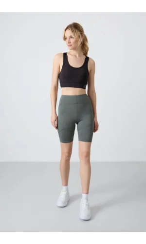 TOMMY LIFE T15BY-91013 WOMENS CYCLING TIGHTS BEIGE