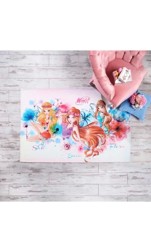 WİNX 80*140 WATERCOLOUR V1 مزودة بترخيص PES HALI TAÇ