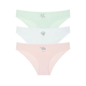 BERRAK 11370 WOMENS 3-PIECE ASSORTED BIKINI