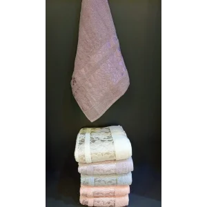 CEYLAN MOR 50*90 YÜZ HAVLUSU KARACAN