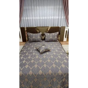 DIAMOND DUNKELBLAU DOPPELBETTDECKE ECOSSE