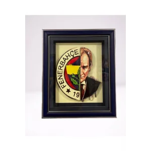 EL YAPIMI MUSTAFA KEMAL ATATÜRK&FENERBAHÇE TABLO