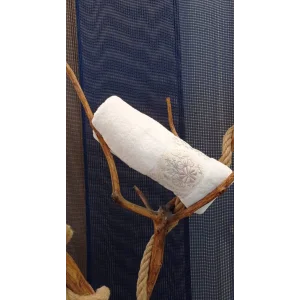 LEYLA КРЕМ 70*135 ВАННАЯ ПОЛОТЕНЦЕ КАРАДЖАН