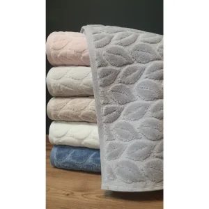 NIVEMESHOME 249 TOALLA DE JACQUARD GRIS ABIERTA DE HAZAL NURPAK