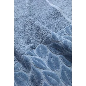 NİVEMESHOME 249 HAZAL TOALLA JACQUARD AZUL NURPAK
