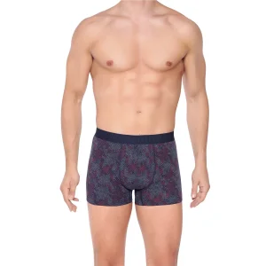 NİVEMESHOME 4480 ERKEK LYCRALI COTTON BOXER LACİVERT KIRMIZI DESENLİ XL BERRAK