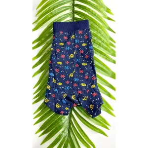 NİVEMESHOME 4480 HERREN LYCRALI COTTON BOXER BLAU PACKMAN-DESIGN XL KLAR