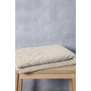NİVEMESHOME 632 BEJ 90X150 HAZAL BANYO HAVLUSU NURPAK