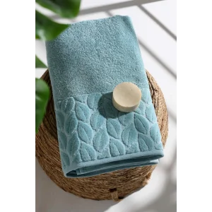 NİVEMESHOME 632 GREEN 90X150 HAZAL BATH TOWEL NURPAK