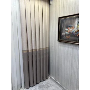 NİVEMESHOME  ARSUZ FT614288 V-5202 VİZON 1/3 SIK PİLELİ FON PERDE APM