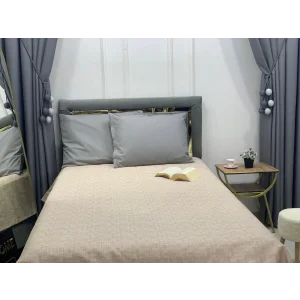 NIVEMESHOME BEIGE 200X230 COPRILETTO SINGOLO MATRIMONIALE