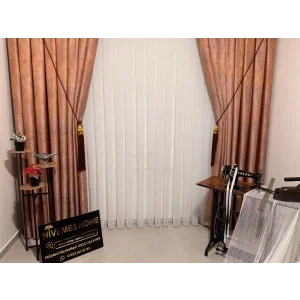 NİVEMESHOME BURÇAK NUEVA TEMPORADA 1/3 CORTINA DE TUL PLISADA APINADA