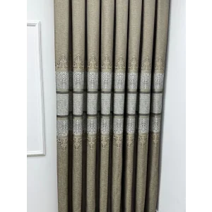 NİVEMESHOME ÇAKI FJ672069 V-5327 TOPRAK 1/3 SIK PİLELİ FON PERDE APM