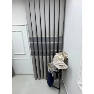 NİVEMESHOME ÇAKI FJ672069 V-5422 TAŞ 1/3 SIK PİLELİ FON PERDE APM