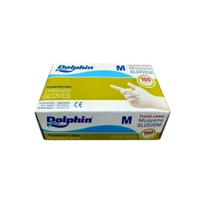 NİVEMESHOME DOLPHIN POWDERED GLOVES 100 PIECES M APM