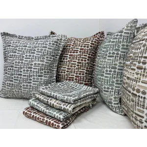 NİVEMESHOME ELYAF DOLGULU KIRLENT 45X45 LİSA 01 KİREMİT