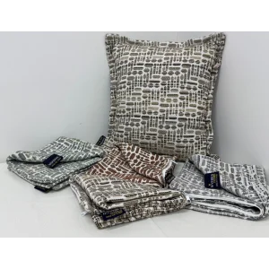 NİVEMESHOME ELYAF DOLGULU KIRLENT 45X45 LİSA 03 VİZON