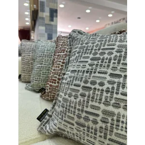 NİVEMESHOME ELYAF DOLGULU KIRLENT 45X45 LİSA 04 GRİ