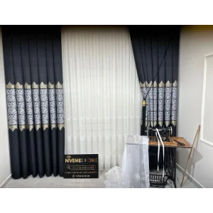 NİVEMESHOME EYMES 1/3 SIK PİLELİ TÜL PERDE APM