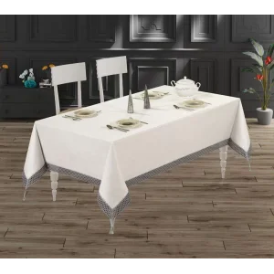 NIVEMESHOME FILE GRAY 160*260 TABLECLOTH HOMEWEAR