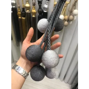 NİVEMESHOME GRİ-GÜMÜŞ SARIM 6 TOPLU TAVAN TOPLAMA BRAÇOL