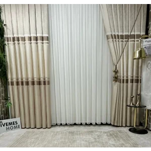 NİVEMESHOME HAYAL LİFE SİMENA V-115 1/3 SIK PİLELİ FON PERDE APM