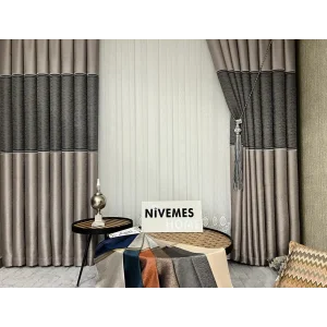 NİVEMESHOME HAYALLIFE OCEAN V-5412 1/3 ÇOK DOKUMALI PERDE