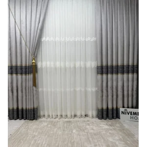 NİVEMESHOME HAYALLIFE PALMIRA V-2002 1/3 TESSUTO TENDA PANNELLO