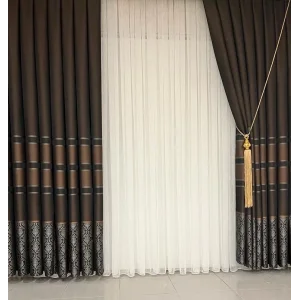 NİVEMESHOME HAYALLIFE ROSALES V-902 1/3 TELA CON PIEGHE TENDA