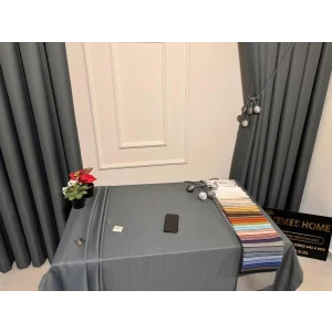 NİVEMESHOME LINEN TREND TABLECLOTH GRAY APM