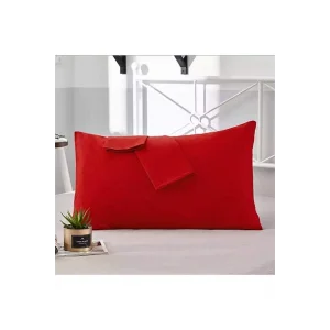 NİVEMESHOME КРАСНЫЙ ЧЕХОЛ ДЛЯ ПОДУШКИ