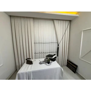 NİVEMESHOME КРЕМОВАЯ ЛЬНЯНАЯ СКАТЕРТЬ 140X220