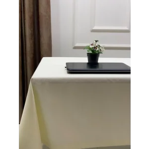 NİVEMESHOME CREAM 140X220 TABLECLOTH
