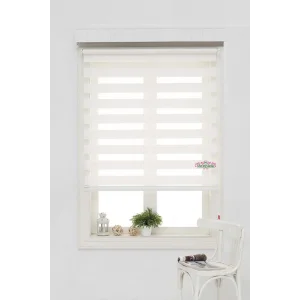 NİVEMESHOME CREAM BAMBOO ZEBRA CORTINA