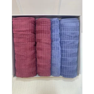 NİVEMESHOME LAND İNDİGO-KOYU PEMBE HAMAM SETİ ÖZDİLEK