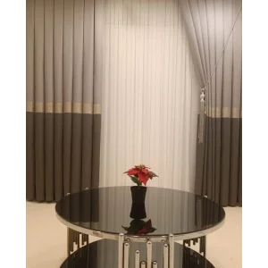 NİVEMESHOME MARÍLYA GRIS/ORO 1/3 DENSOS CORTINA DE FONDO