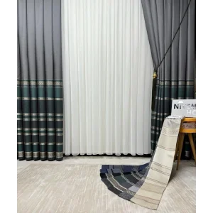 NİVEMESHOME MARVEL V-2537 1/3 SIK PİLELİ FON PERDE APM