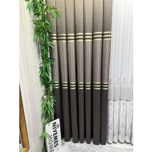 NİVEMESHOME MIZRAKLI FT632256 V-5302 TOPRAK  1/3 SIK PİLE FON PERDE APM