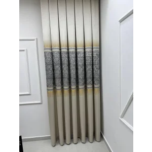 NİVEMESHOME NİLÜFER V -122 1/3 SIK PİLELİ FON PERDE APM