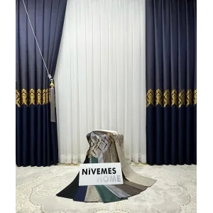 NİVEMESHOME PARLA BLU NAVY V-533 1/3 PILE FONESTRA GONNA APM