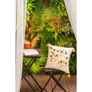 COJÍN BORDADO PARA COJÍN NİVEMESHOME POLEN 45X45