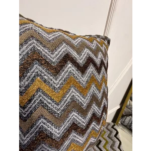 NİVEMESHOME SARI KAHVE ELYAF DOLGULU KIRLENT KILIFI 45X45