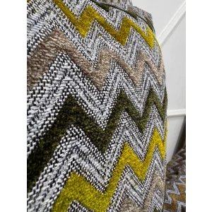 NIVEMESHOME FUNDA DE ALMOHADA AMARILLO VERDE RELLENO DE FIBRA 45X45