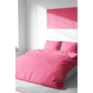 بولي منزل السكر الوردي ٪100 قطن طقم شراشف مزدوج من النوع الثنائي