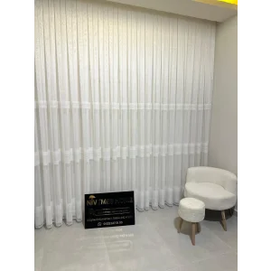 NİVEMESHOME SIMON D813475.801 TANO-310 1/2,5 SIK PİLELI TÜL PERDE APM