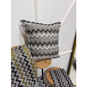 NIVEMESHOME COJÍN DE CAFÉ CON LECHE DE FIBRA GRIS RELLENO 45X45