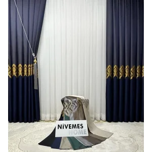 NİVEMESHOME GONNA INCANTATA FASCIA IN TULLE DECORATO 1/3 PIEGATO A PILE APM