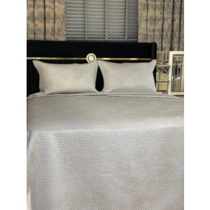 NİVEMESHOME BETTBEZUG SET DOPPELBETT 240X260 GRAU TOSKANA