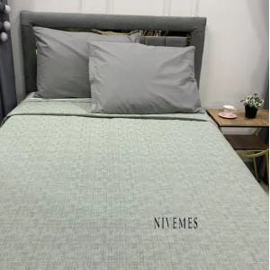 NIVEMESHOME VERDE 200X230 COPRILETTO SINGOLO MATRIMONIALE